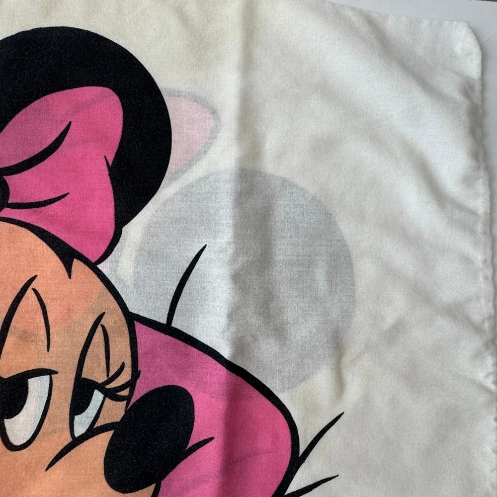 Vintage Disney Minnie Mouse Pillowcase Cartoon Character Pillow Case Single‎